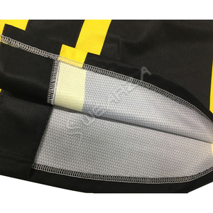 ชุดยูนิฟอร์มเบสบอลพิมพ์ลายแบบซับลิเมชั่นสีแดงและดำ คุณภาพดีที่สุดจากผู้ผลิต พร้อมบริการ OEM - Product Image 5