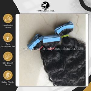 Extensions de cheveux humains indiens 100 % naturels, bruts, non traités, bouclés et crépus, pour femmes, provenant d'un vendeur indien de premier plan. - Product Image 6