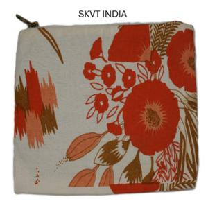 Wholesale High Quality Eco-Friendly Recycled 100% Cotton Canvas Zipper Pouch Custom Printed <b>Makeup</b> Cosmetic Brush <b>Bag</b> Gift <b>Bags</b> - Product Image 2