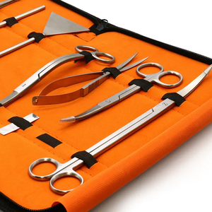 Kit de Herramientas para Acuario, Juego de Herramientas Largas para Plantas y Acuapaisaje, Estuche de Almacenamiento de Acero Inoxidable, Raspador de Algas, Juego de Instrumentos Personalizados para Peceras - Product Image 4