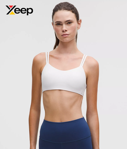 เสื้อชั้นในกีฬาโยคะคุณภาพสูงสำหรับผู้หญิง XEEP รุ่น XC-SB-161 แบบเรียบง่าย ระบายอากาศได้ดี สายปรับได้ แผ่นรองถอดออกได้ รองรับได้ดีเยี่ยม แห้งเร็ว - Product Image 1