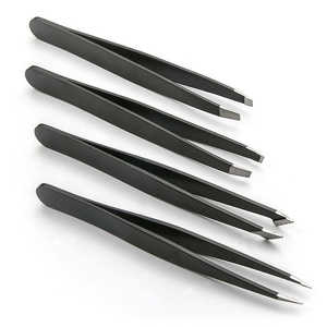 Pinzas de Acero Inoxidable de Alta Calidad Personalizables para Depilación de Cejas y Pestañas - Product Image 2