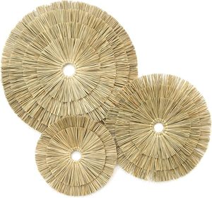 Décoration murale en jonc de mer la plus vendue, style ferme moderne, faite à la main, écologique, multifonctionnelle, pour anniversaire, décoration intérieure rétro - Product Image 6