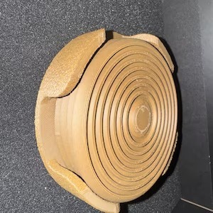 Acacia Wooden Coasters Tableware Mat & Pads for Kitchenware Dining <b>Table</b> Tea & Coffee <b>Walnut</b> Round Coaster - Product Image 3