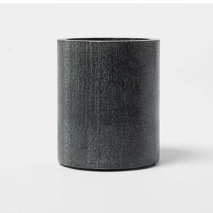 Porte-ustensiles en céramique finition granit, texture mate, haute résistance, résistant à la chaleur, base antidérapante, rangement pour comptoir de cuisine - Product Image 5