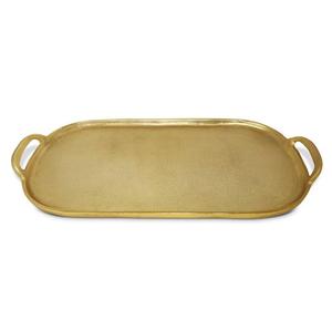 Luxury Food Serving <b>Tray</b> Wth Leaf Handles Decorative <b>Trays</b> Food Grade Modern Design Metal <b>Trays</b> Gold Color Wedding Decoration - Product Image 2