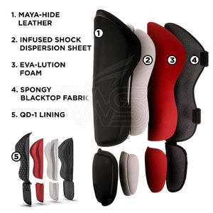 Espinilleras de Boxeo de Alta Calidad para Adultos - Espinilleras Protectoras Ligeras, Duraderas y Ecológicas de Cuero para Hombre, Hechas en Pakistán - Product Image 6