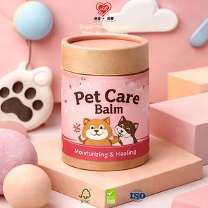 Envase de Tubo de Bálsamo para Patas de Mascotas Ecológico, Tubo de Papel Impreso Personalizado - Product Image 3