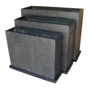Minimalist Fiberglass <b>Planter</b> Box Durable Lightweight <b>Outdoor</b> Indoor Plant Pot OEM Custom Size And Color Service - Product Image 3