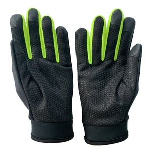 Gants thermiques d'hiver en cuir, antidérapants, coupe-vent, protection UV, pour course en plein air, cyclisme, course, écran tactile, chauds - Product Image 1