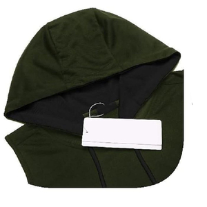 Sweat à capuche de sport pour homme, décontracté, écologique, respirant, en molleton de coton/polyester, grande taille, couleur unie - Product Image 5