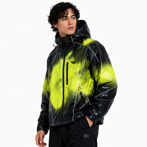Thermochromic Streetwear Top Heat Reactive Water Reactive Lightweight Windbreaker Waterproof <b>Running</b> <b>jacket</b> for <b>men</b> OEM Supplier - Product Image 3