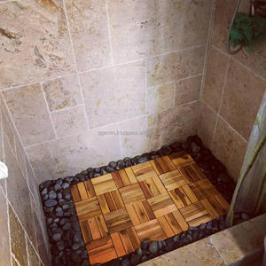 Planches de terrasse en bois d'acacia vietnamien antidérapantes et imperméables, dalles à emboîtement, design contemporain, finition mate, huilées - Product Image 5