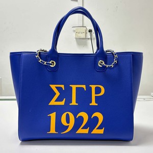 Sigma Gamma Rho SGR <b>Shoulder</b> Crossbody Bag Stylish Lightweight Durable Everyday Sling Bag Adjustable <b>Strap</b> Fashion Carry Bag - Product Image 6