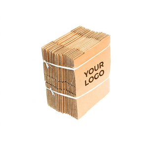 Corrugated Self-Assembling Mailer <b>Boxes</b> for E-Commerce, Flexographic Printing, <b>Recyclable</b> Corrugated Board with Custom Sizes - Product Image 2