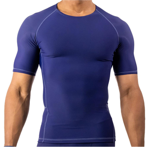 Camiseta Deportiva Ergonómica Ajustada de Punto para Hombre, Ropa de Entrenamiento con Libertad de Movimiento, Secado Rápido, Prendas Deportivas, Tops Atléticos - Product Image 6