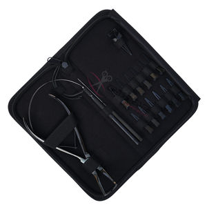 Kit complet d'outils pour extensions de cheveux Micro Link avec pince à ouvrir les perles, crochet à tirer les cheveux, enfileur de boucles de fil et aiguilles à coudre pour trame. - Product Image 1