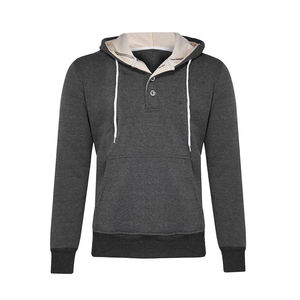 เสื้อฮู้ดลำลองผู้ชาย เนื้อผ้านุ่ม สวมใส่ได้ทุกวัน สไตล์อเมริกัน - Product Image 1