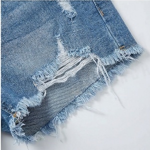 Shorts en jean élégants pour femmes, taille large, en coton, décontractés, mode estivale, vêtements décontractés, couleur personnalisée, vêtement moderne - Product Image 6