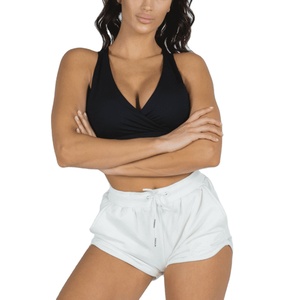 Shorts personalizados premium para mujer, novedad 2021, oferta de verano, color negro, tela de algodón/poliéster. - Product Image 1