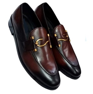 Mocassins en cuir respirant de haute qualité, fabriqués en usine, souples et confortables, à bout carré, pour hommes, décontractés, vente en gros, chaussures à enfiler - Product Image 5