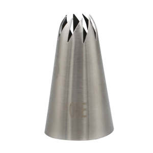 Embout de décoration de gâteau en acier inoxydable 108E, embout de pâtisserie, outils de cuisson, outil de cuisine réutilisable et durable - Product Image 4