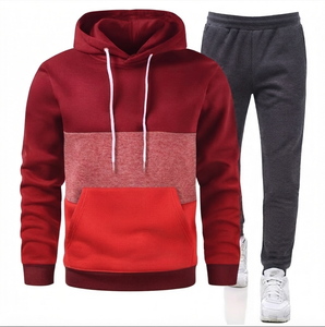 Conjunto Deportivo Informal con Capucha de Alta Calidad, Grueso y Sólido, Transpirable y Ecológico, 100% Algodón, Sudadera con Capucha y Pantalones para Hombre - Product Image 3