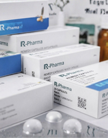 Boîte en papier personnalisée imprimée, emballage pharmaceutique, boîte pliante en carton pour flacon de médicament et comprimés
