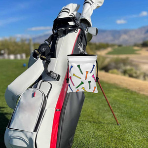 Pochette pour équipement de golf en cuir fait main, conçue pour les tournois et l'organisation sur les terrains de golf, à prix abordable. - Product Image 6