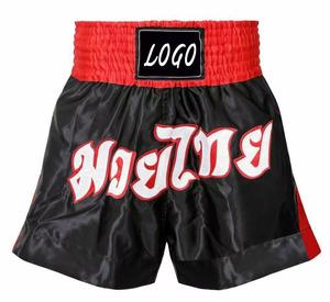 Pantalones Cortos de Alta Calidad para Gimnasio de MMA, Boxeo, Kickboxing, Muay Thai, Unisex, Ligeros, Transpirables, de Poliéster Elástico de 220 g, Color Personalizado OEM - Product Image 3