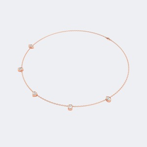 Collier en diamant cultivé en laboratoire de 1,50 CTW, coupe brillante multi-formes, pour femmes, en argent sterling 925, couleur E F, qualité VS VVS, bijou de luxe, cadeau - Product Image 4