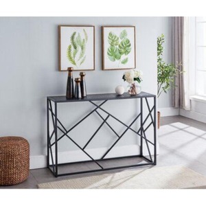 Modern <b>Metal</b> <b>Console</b> <b>Table</b> Minimalist Furniture Living Room Entryway Hallway Bedroom Office Decorative Display Accent <b>Table</b> - Product Image 5