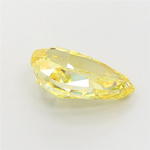 Diamante Sintético de 3.51 Quilates, Corte Pera, Color Amarillo Intenso, Cultivado en Laboratorio, Claridad VS1, Corte Excelente, Certificado IGI, Suelto - Product Image 4
