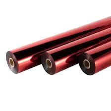 Film métallique rouge brillant effet miroir pour marquage à chaud, idéal pour boîtes cosmétiques, emballages cadeaux et impression d'étiquettes – Film durable en gros pour OEM - Product Image 4