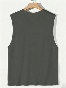 Vente flash : débardeur en coton tricoté respirant pour homme, personnalisable - Product Image 4