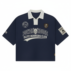 Polo de Rugby Personalizado, Corte Cuadrado, Hombros Caídos, 100% Algodón, Polo de Golf Extra Grande con Logotipo - Product Image 4