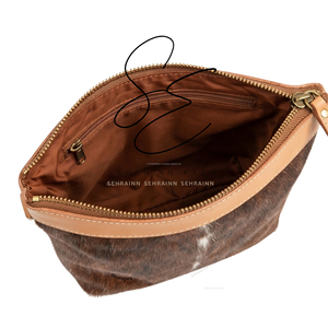 Bolso Bandolera de Cuero Genuino 2026 con Cierre de Cremallera y Piel Auténtica, Estilo Bohemio, para Uso Diario, Mini Bolso de Hombro - Product Image 6