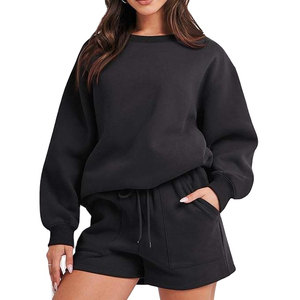 Conjuntos Deportivos de 2 Piezas para Mujer, Tallas Grandes, Secado Rápido y Transpirables, Spandex/Poliéster, Conjuntos Cortos para Verano - Product Image 2