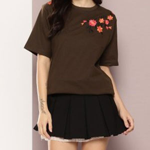 Camiseta de Moda para Mujer, Estilo Informal, de Manga Corta, de Algodón, Holgada, para Verano, para Chicas y Mujeres - Product Image 2