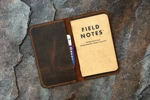 Couverture de carnet de notes A5 en cuir véritable de luxe haut de gamme rechargeable avec protection pour les professionnels NBC-0001 - Product Image 3