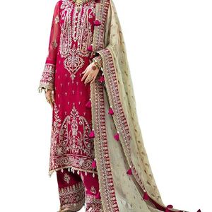 ชุดปาร์ตี้งานแต่งงาน2025การออกแบบที่หรูหราคอลเลกชัน Eid และฤดูร้อนพร้อมที่จะสวมใส่ออกแบบเดรสถักเปีย - Product Image 1