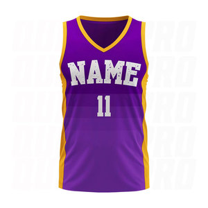 Nuevo Diseño de Camiseta de Baloncesto Estadounidense, Venta al por Mayor de Ropa Deportiva, Uniforme Personalizado para Equipo, Cosido, para Entrenamiento y Juego, para Hombres, Jóvenes y Adultos - Product Image 5