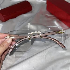 Luxurious Fashion Rectangle Rimless Sunglasses Anti-Reflective Lenses UV Protection Gradient Tint Unisex Use Driving Outdoors - Product Image 2
