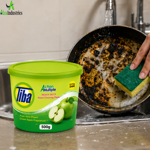 Pâte détergente puissante pomme verte 500g – Nettoyant puissant pour graisse de cuisine – Détergent vaisselle intensif à l'Aloe Vera |   Cuisine haut de gamme - Product Image 3