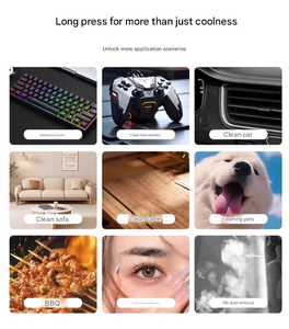 Ventilateur portable extérieur sans pales Gongtian F99 Storm avec moteur sans balais, commande par bouton et batterie rechargeable - Product Image 4