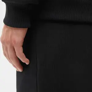 Sweat-shirt à capuche mi-zippé en coton de fabrication chinoise, col montant, molleton épais de qualité supérieure, coupe oversize, personnalisable, pour homme, hiver, numérique - Product Image 5