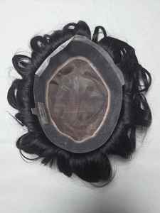 Peluca de Cabello Humano Mono de Primera Calidad Austriaca Taz Hair Bangladesh con Estilos Naturales y Ondas Profundas - Product Image 6