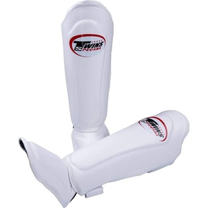 Protège-tibias jumeaux en cuir de vachette véritable de qualité supérieure, confortables et ajustables, prix de gros RTS - Product Image 1