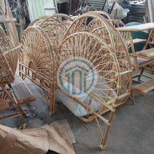 Cabecero de Cama de Ratán Tejido a Mano Ecológico, Cabecero de Cama de Caña Natural Hecho a Mano, Muebles de Dormitorio Estilo Boho, Precio de Fábrica al por Mayor - Product Image 6