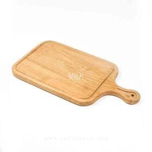 Ensemble de planches à découper en bois extra-larges bio, planche à découper en bambou avec poignée, planche à découper de style occidental - Product Image 5